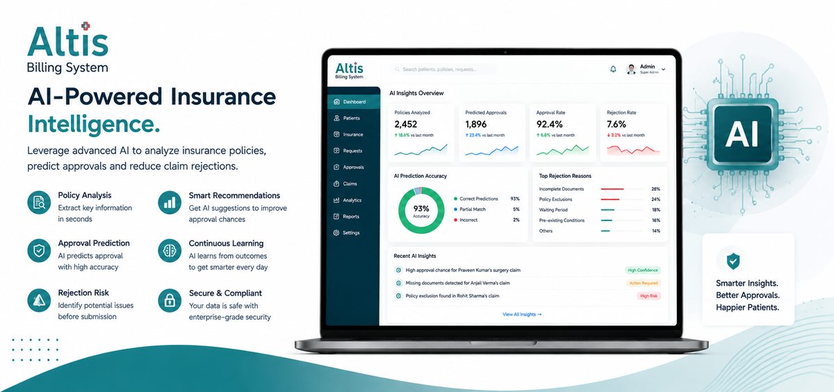 AI-powered insurance intelligence dashboard in Altis